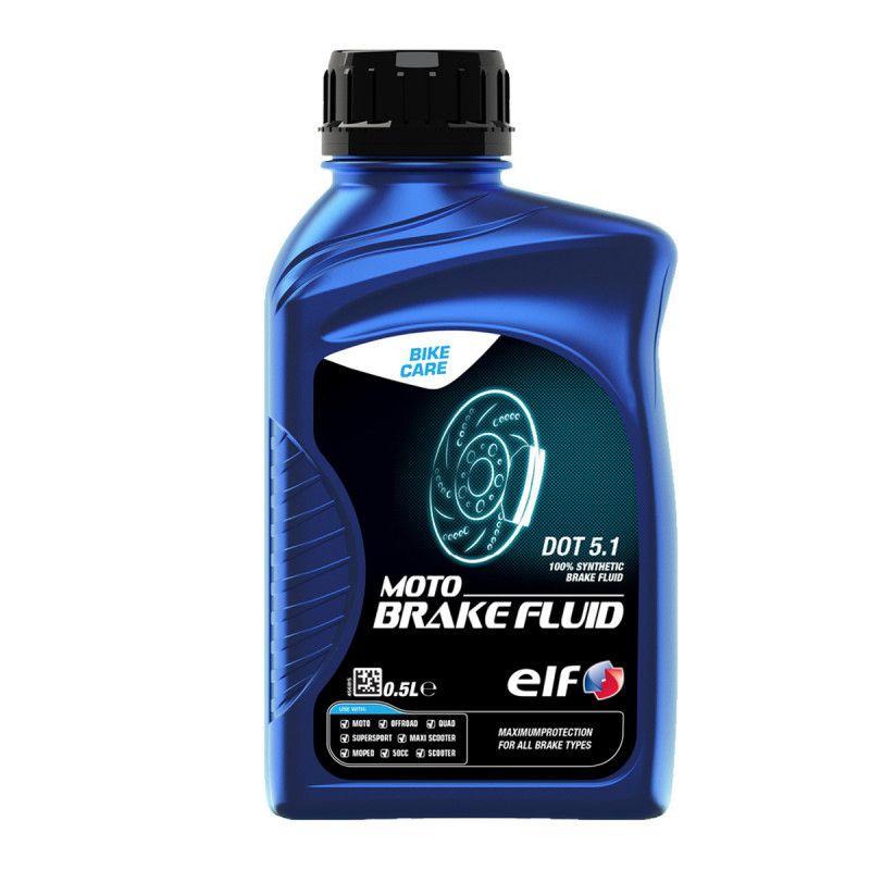 Liquide de frein ELF MOTO BRAKE FLUID DOT 5.1 MX TEST