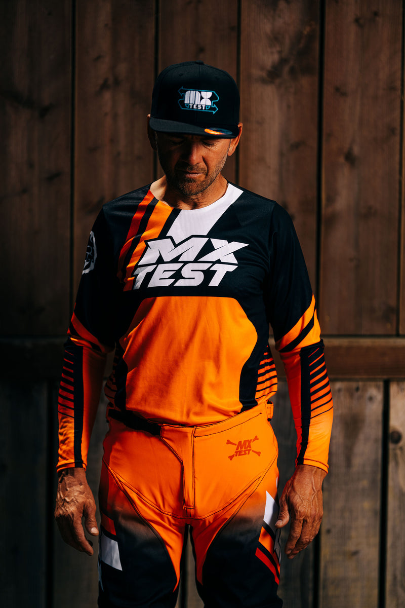 Maillot De Crosse Pro-Fit Brad Hall Orange/noir - Taille XL - FANN CLUB