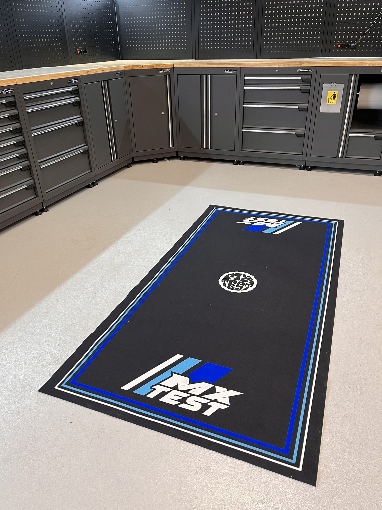 Tapis de sol environnemental MX TEST pour Moto Cross et Enduro