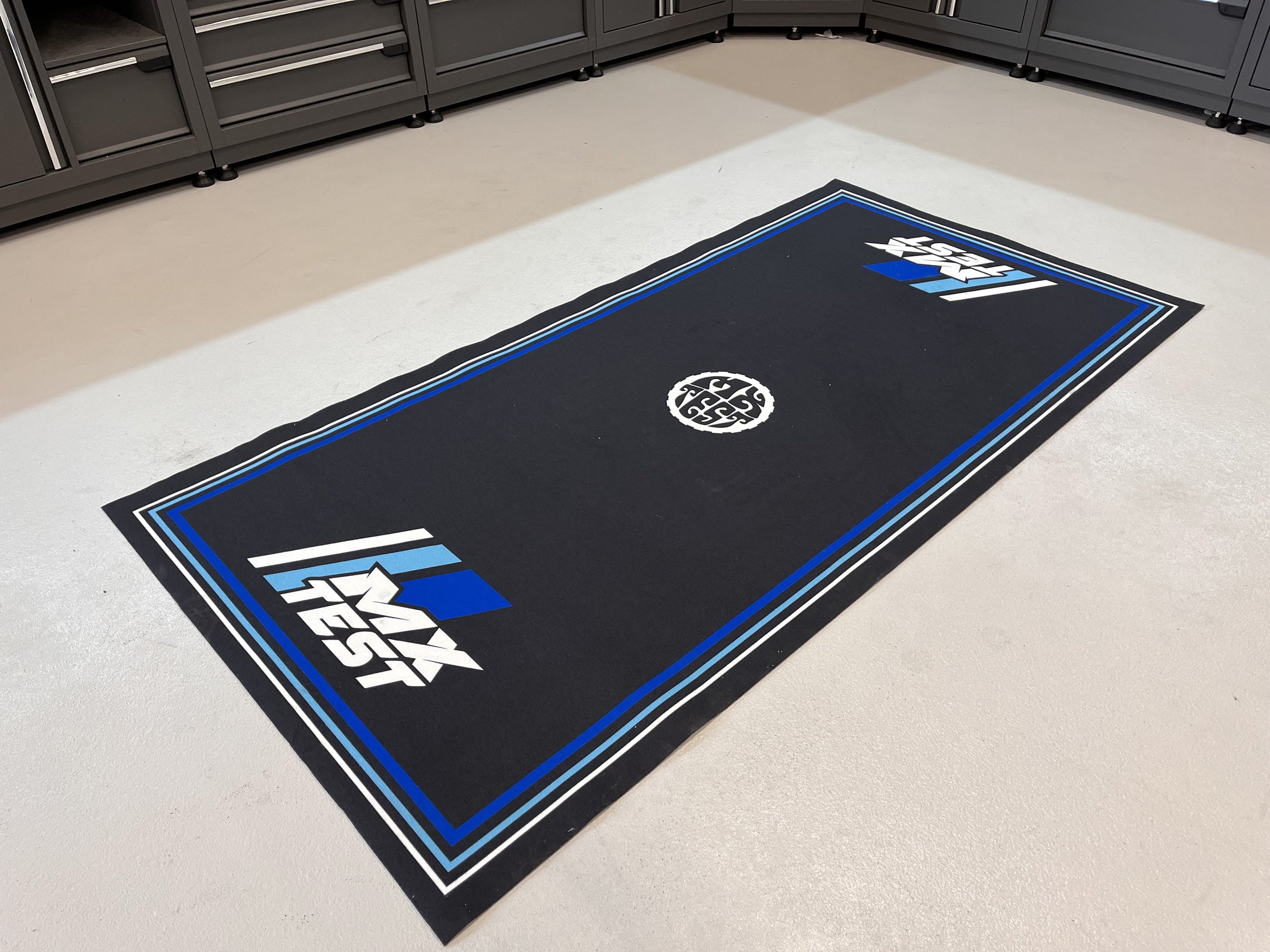 Tapis de sol environnemental MX TEST pour Moto Cross et Enduro